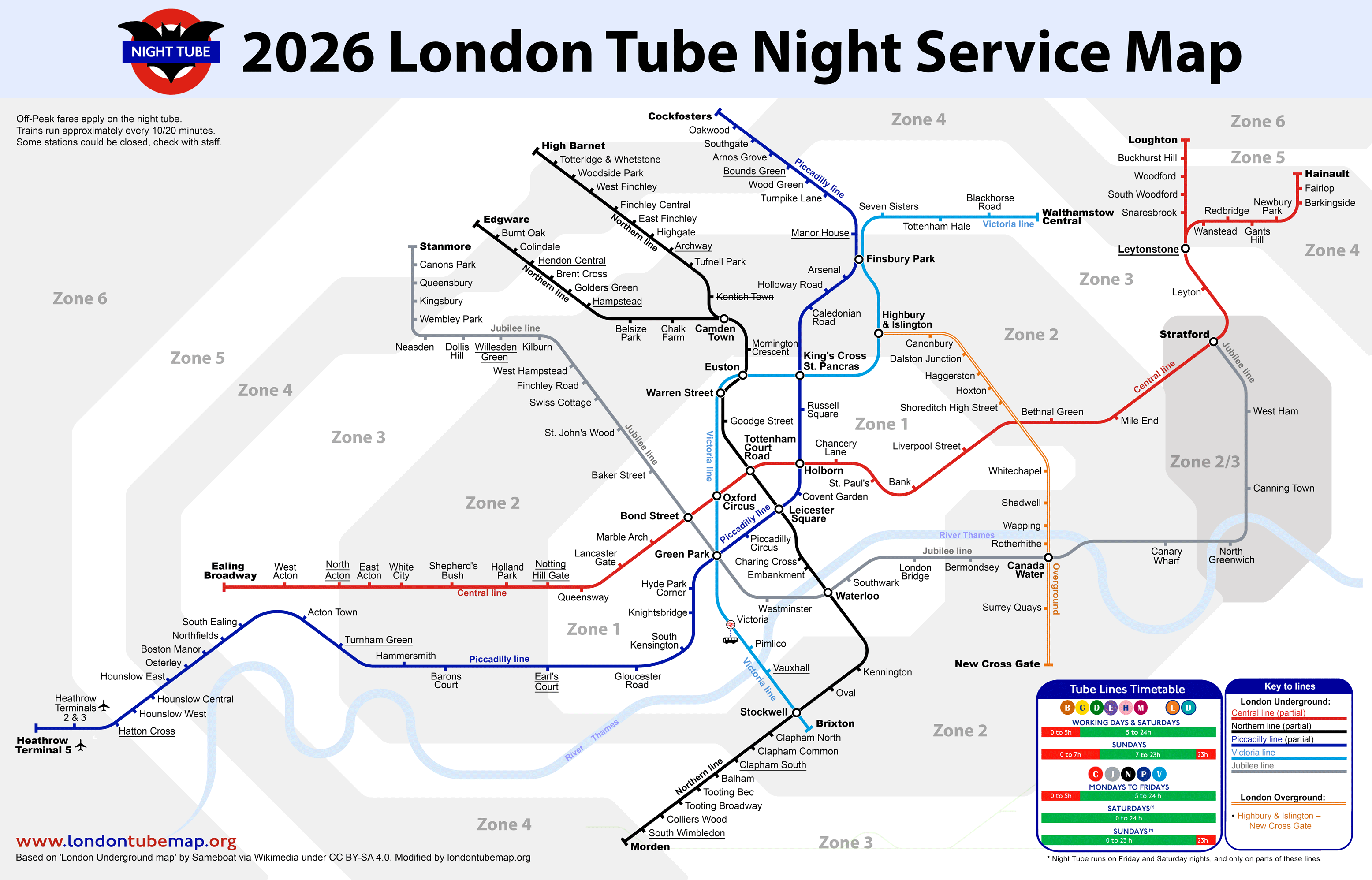 London Tube Map Updated 2024