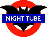 Logotipo del metro nocturno